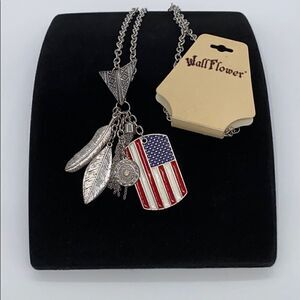 Wallflower Patriotic Unisex Necklace 